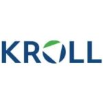 Kroll logo with blue letters and green accent