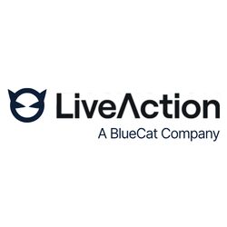 LiveAction company logo with BlueCat tagline